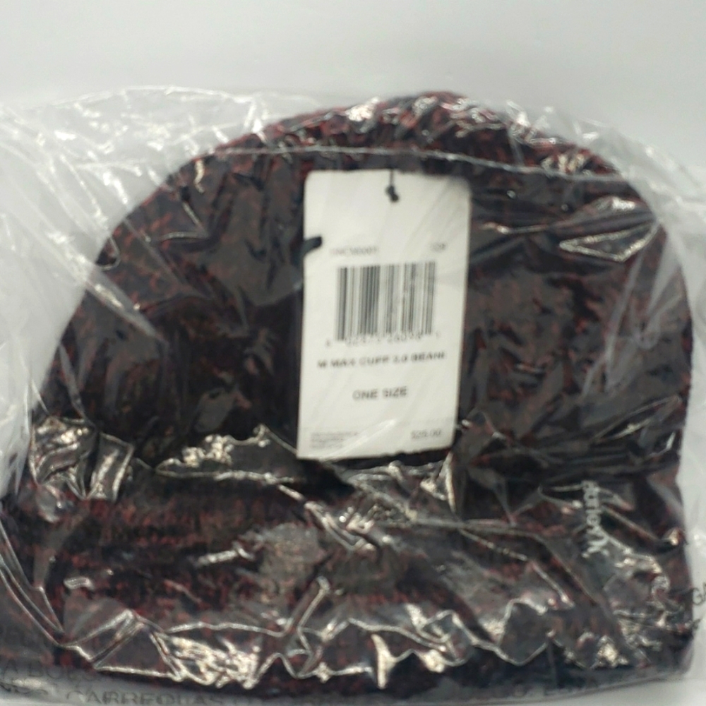 Hurley M MAX Cuff 2.0 Beanie Black and Red New in Package - Picture 2 of 3